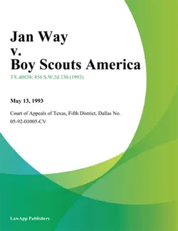 jan way v. boy scouts america book cover image