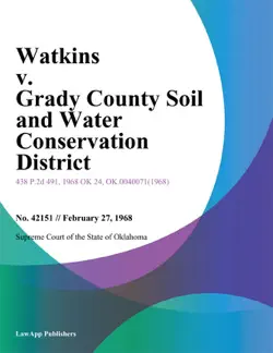 watkins v. grady county soil and water conservation district book cover image
