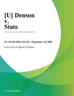 denson v. state book cover image