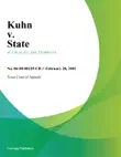 Kuhn v. State synopsis, comments