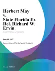 Herbert May v. State Florida Ex Rel. Richard W. Ervin synopsis, comments