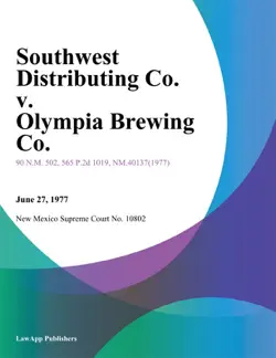 southwest distributing co. v. olympia brewing co. book cover image