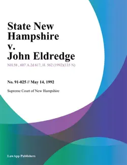 state new hampshire v. john eldredge book cover image