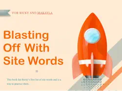 blasting off with sight words 1 book cover image