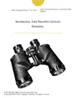 Introduction: John Banville's Quixotic Humanity. sinopsis y comentarios