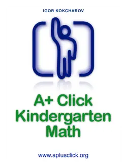 a+ click kindergarten math book cover image