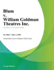 Blum v. William Goldman Theatres Inc. synopsis, comments