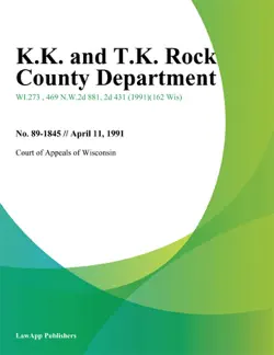 k.k. and t.k. rock county department book cover image