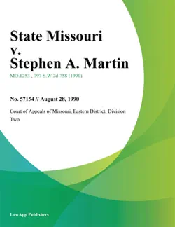 state missouri v. stephen a. martin imagen de la portada del libro