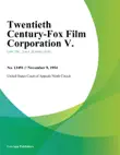 Twentieth Century-Fox Film Corporation V. sinopsis y comentarios