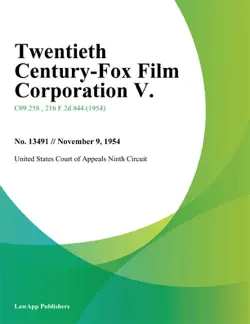 twentieth century-fox film corporation v. book cover image