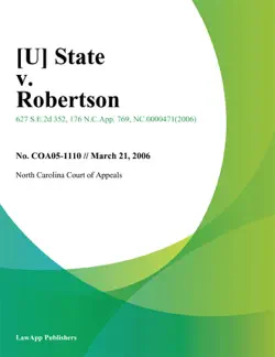 state v. robertson book cover image