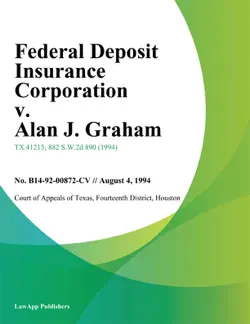 federal deposit insurance corporation v. alan j. graham book cover image