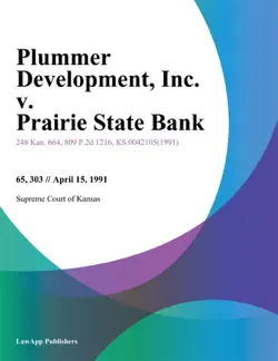 plummer development, inc. v. prairie state bank book cover image