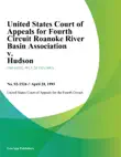 United States Court of Appeals for Fourth Circuit Roanoke River Basin Association v. Hudson synopsis, comments