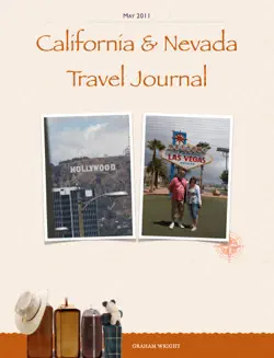 california & nevada travel journal book cover image
