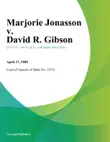 Marjorie Jonasson v. David R. Gibson synopsis, comments