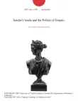Sancho's Insula and the Politics of Empire. sinopsis y comentarios