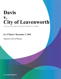 davis v. city of leavenworth book cover image