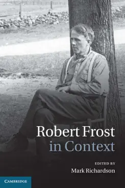 robert frost in context book cover image