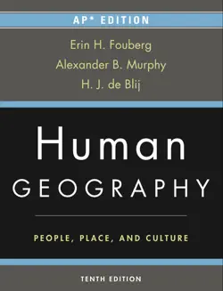 human geography book cover image