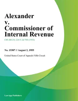 alexander v. commissioner of internal revenue book cover image