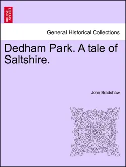 dedham park. a tale of saltshire. vol. ii. imagen de la portada del libro