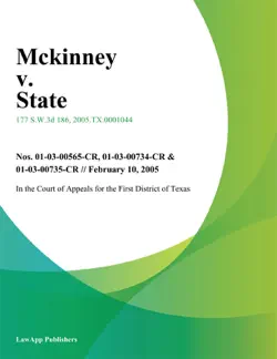 mckinney v. state book cover image