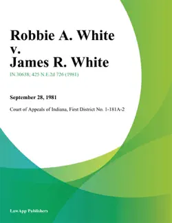robbie a. white v. james r. white book cover image