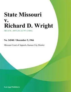 state missouri v. richard d. wright book cover image