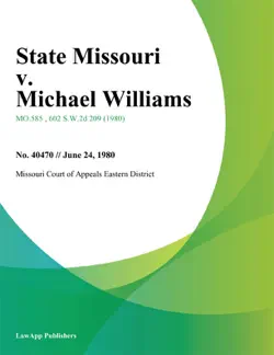 state missouri v. michael williams imagen de la portada del libro
