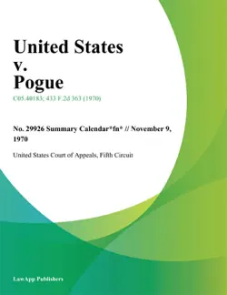 united states v. pogue book cover image