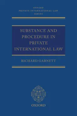 substance and procedure in private international law book cover image