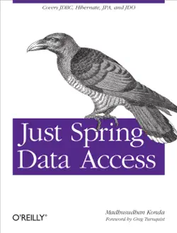 just spring data access book cover image