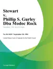 Stewart v. Phillip S. Gurley Dba Modoc Rock synopsis, comments