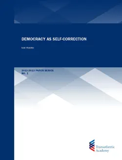 democracy as self-correction book cover image
