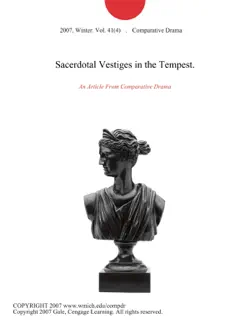 sacerdotal vestiges in the tempest. book cover image