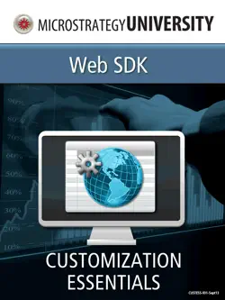 customization essentials for microstrategy web sdk book cover image