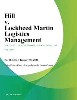 hill v. lockheed martin logistics management book cover image