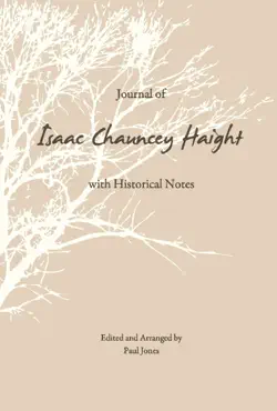 journal of isaac chauncey haight with historial notes book cover image