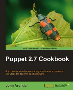 puppet 2.7 cookbook book cover image