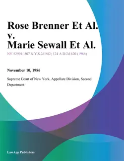 rose brenner et al. v. marie sewall et al. book cover image
