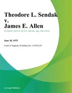 theodore l. sendak v. james e. allen book cover image