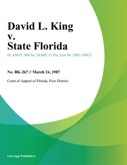 david l. king v. state florida book cover image