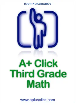 a+ click third grade math book cover image