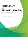 Scott Gifford v. Michael L. Geosling sinopsis y comentarios