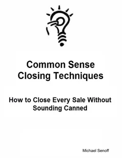 common sense closing techniques book cover image