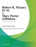 Robert R. Mcnary Et Al. v. Mary Porter @Hudson book summary, reviews and downlod