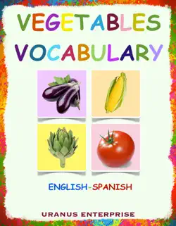 vegetables vocabulary book cover image