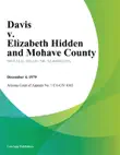 Davis V. Elizabeth Hidden And Mohave County synopsis, comments